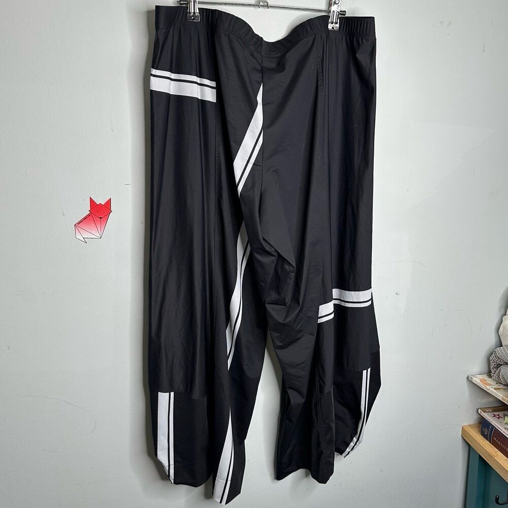 Alembika Tekbika Black & White Striped Punto Pants Vanity Size 6 or 14-16 - Picture 4 of 7